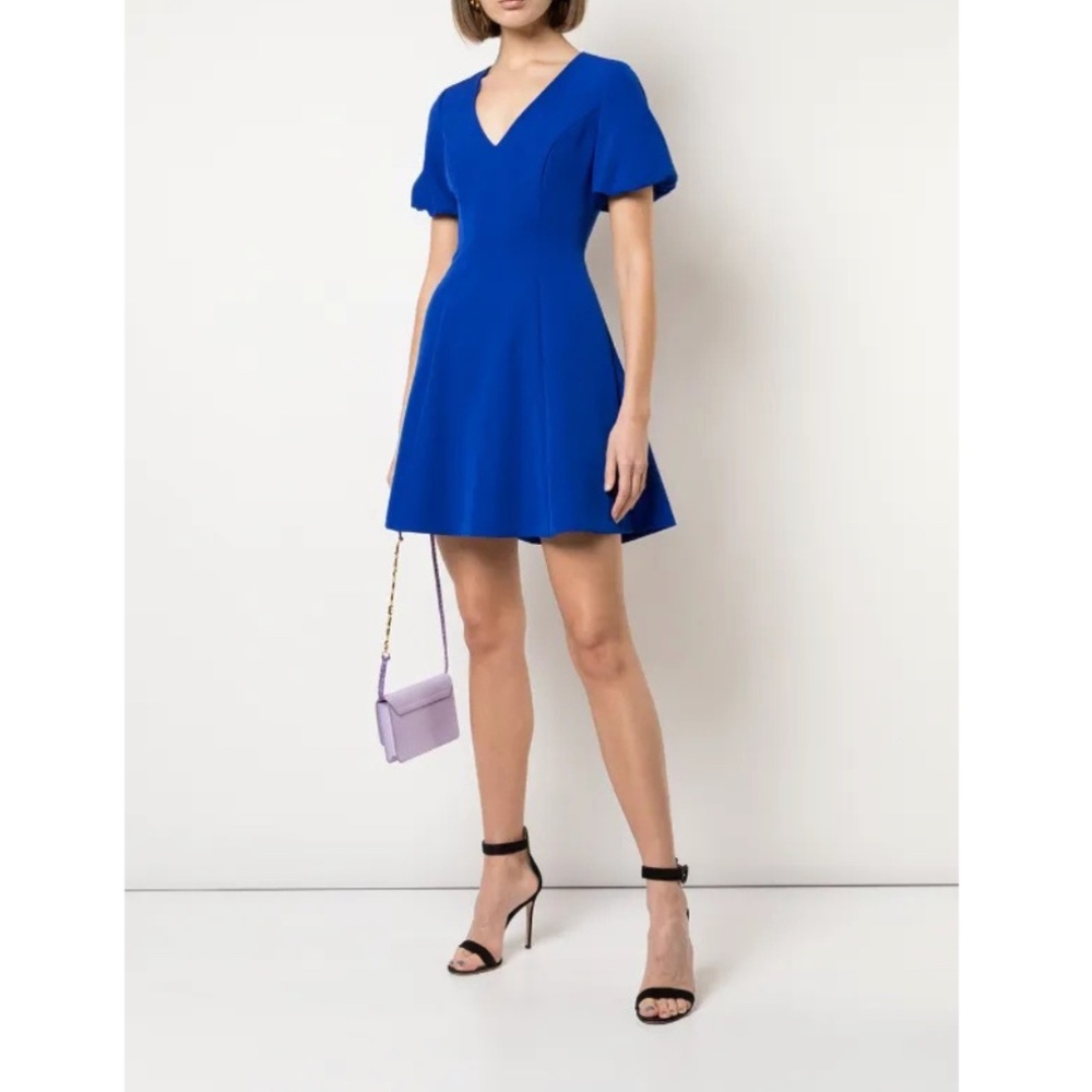 Milly Amelia Cady Dress In Cobalt Blue - Picture 14 of 16